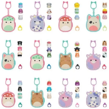 SQUISHMALLOW mīksto rotaļlietu komplekts, 3 figūri