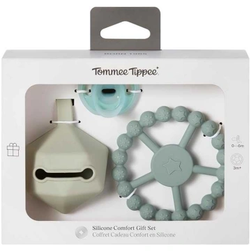 TOMMEE TIPPEE silikoninis čiulptukas su čiulptuko 