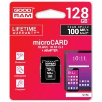 Goodram 128GB microSDXC class 10 UHS I + Adapter M