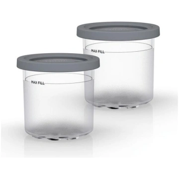 Ninja Creami Plastic Tubs, 2 gab