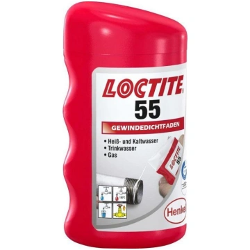 Vītņu blīv. diegs Loctite 55 160m 991151