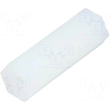 Screwed spacer sleeve | hexagonal | polyamide | M2