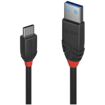 Lindy 1.5M Usb 3.2 Type A To C Cable 3A, Black Lin