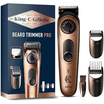 King C Gillette Pro vīriešu bārdas trimmeris, bezv