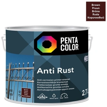 Pentacolor ANTICOR PAINT ANTI-RUST MEDIUMBROWN 2.7