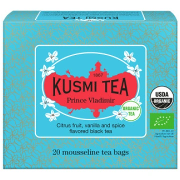 Ekoloģiskā melnā tēja Kusmi Tea Prince Volodymyr –