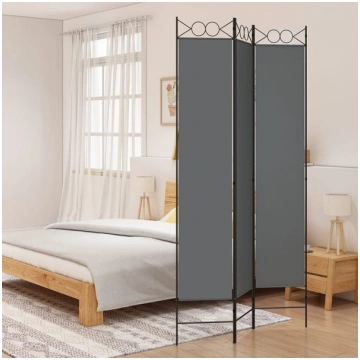 Telpas nodalījums, 3 daļu, antracīta, 120x220cm, a