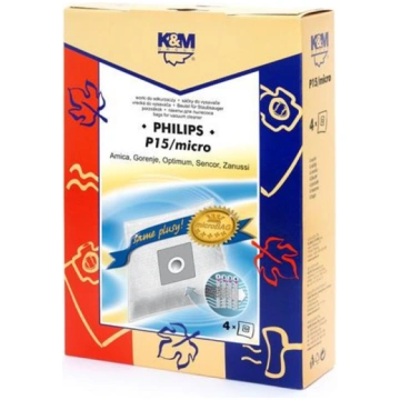 KM-P15 Putekļu sūcēja maisi putekļu sūcējam Philip