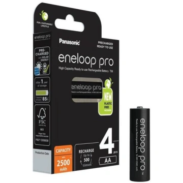 Panasonic Eneloop Pro Lādējamās Baterijas 4xAA / 2