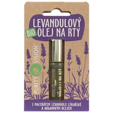 Organiskā lavandas eļļa lūpām, 10 ml Purity Vision