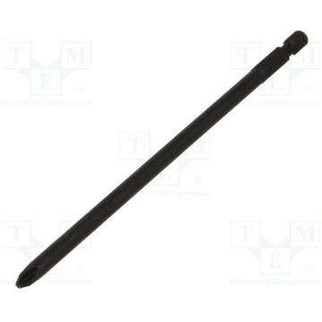 Screwdriver bit; Phillips; PH2; 1/4"; Overall len: