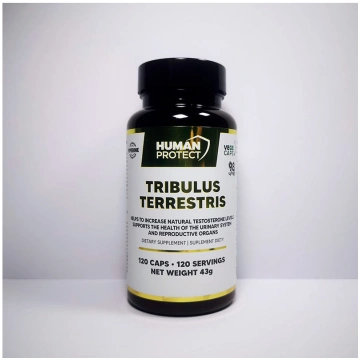 Tribulus Terrestris 98% Saponins HUMAN PROTECT 120
