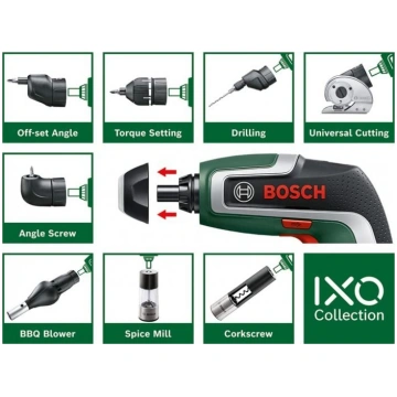 Bosch akkuschrauber ixo 7 set 3 6volt 06039e0001 (