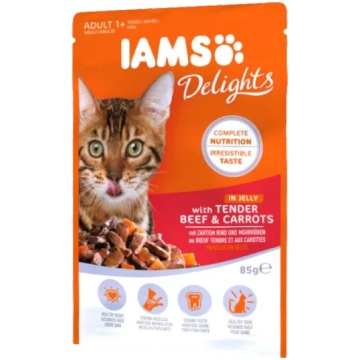 IAMS guliašas suaugusioms katėms su Jautiena ir Mo