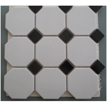 Octagon White Dot Black | Salons Objekts