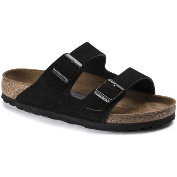 Birkenstock Arizona Soft Footbed Suede Leather Reg