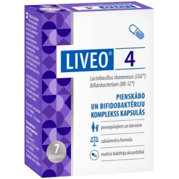 Liveo 4, 7 kapsulas