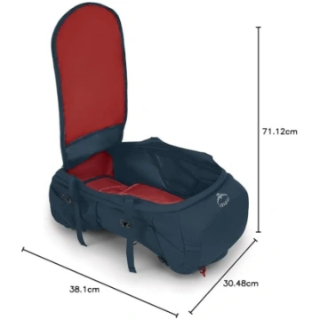 Osprey vīriešu mugursoma Farpoint Trek 55 (1 iepak