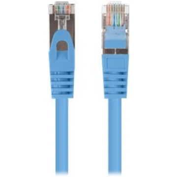 Lanberg patch cable - 50 cm - blue, RAL 5012 PCF6-