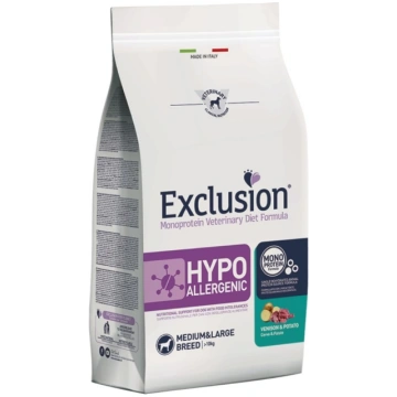 Exclusion Hypoallergenic barība suņiem ar medījumu