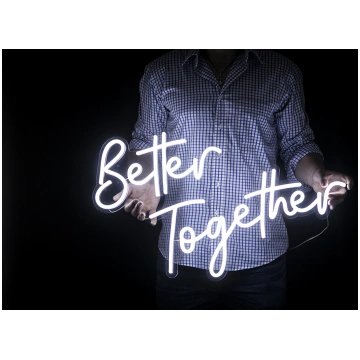 Lietots - Led neona uzraksts "Better together"