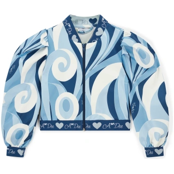 Blue Lizzy Bomber Jacket Adee