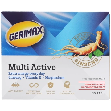 Gerimax Multi Active, 30 tabletes