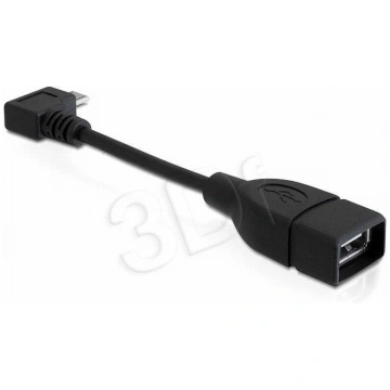 Delock cable USB MICRO BM - AF USB 2.0 OTG ANGLED 