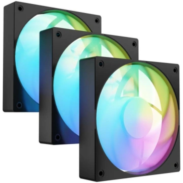 SET OF 3 FANS FURY SAI S12 ARGB PWM BLACK
