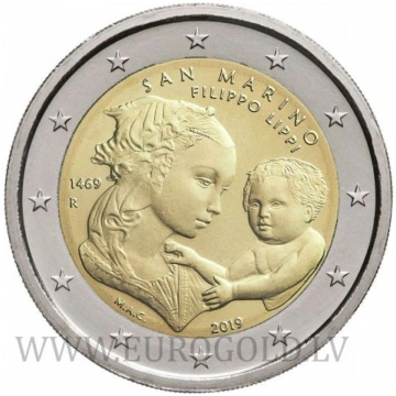 San Marino 2 Euro 2019 - 550th anniversary of the 