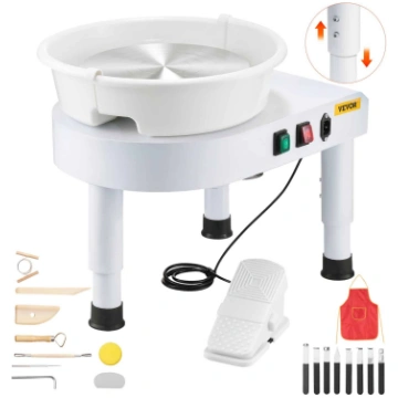 VEVOR Keramikas virpa 28cm, regulējams ātrums 60–3