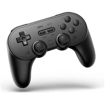 8BitDo PRO 2 bezvadu tālvadības pults (Melnā)