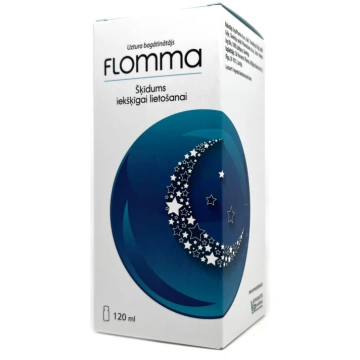 FLOMMA šķīdums iekšķīgai lietošanai 120ml