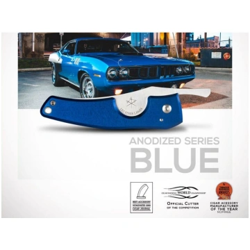 Les Fines Lames Le Petit Anodized Blue Cigar Cutte