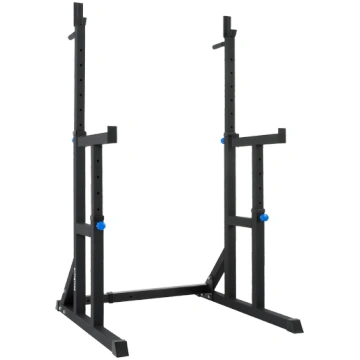 REBEL ACTIVE adjustable barbell stands with protec