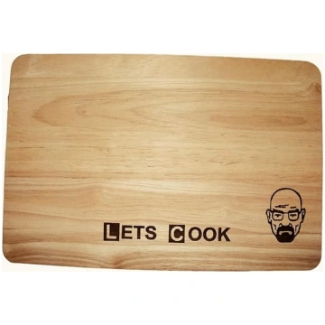 WALT BREAKING BAD HARDWOOD CHOPPING CUTTING CHEESE