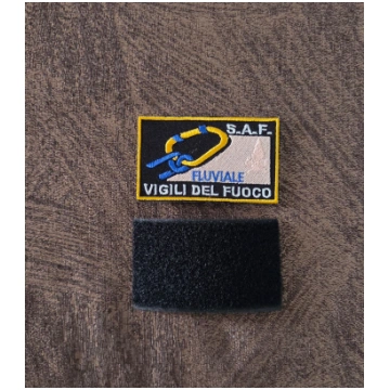 Toppa Patch VDF Vigili del Fuoco Fluviale 8x5cm Ri
