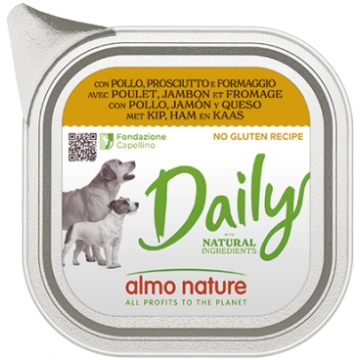 DAILY DOG Vista, Šķinķis, Siers, 100g ALMO NATURE