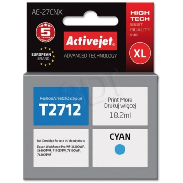 Activejet AE-27CNX (replacement Epson 27XL T2712; 