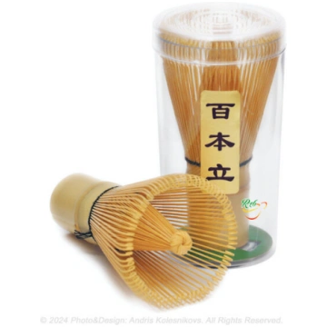 Matcha tējas bambusa putošanas slotiņa - whisk (ch