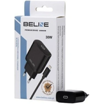 Charger 30W USB-C + kabel lightning black ( Beli02