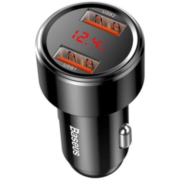 Baseus Magic Auto Lādētājs 2x USB / QC / 3.0 / 45W