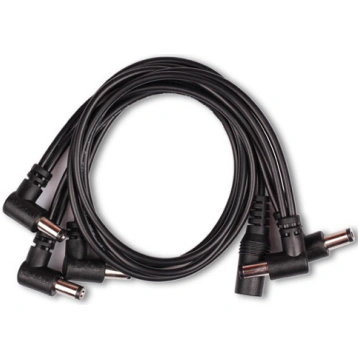 Mooer Power Daisy Chain Cable, 5 Plugs, angled ME 