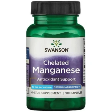 SWANSON Albion mangāna helāts 10 mg (180 kapsulas)