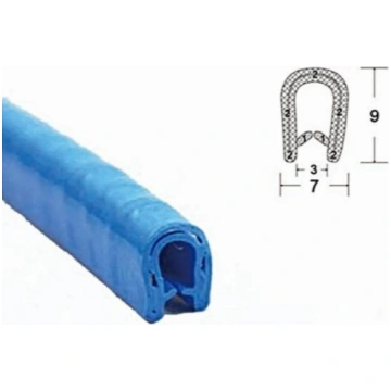 A Pa PVC profils 3x7x9mm BLUE