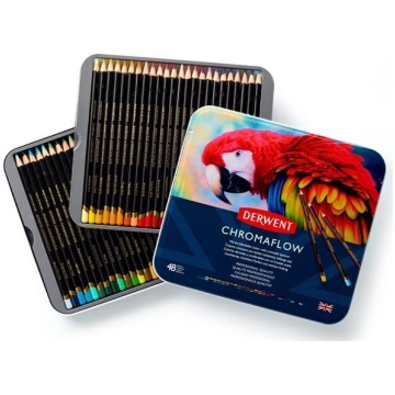 Krāsu zīmuļi - Derwent - Chromaflow - 48 gabali -