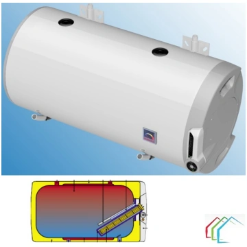 Kombinēts boileris 125l horizontāls DRAŽICE OKCV 1