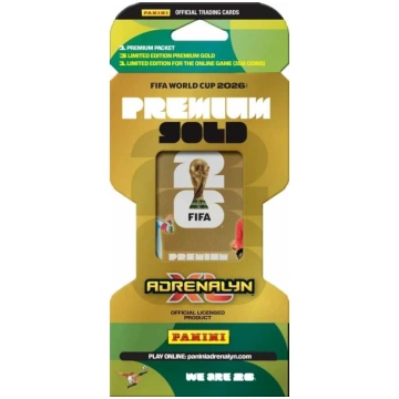 PANINI FIFA World Cup 2026 kortelės Premium Gold P
