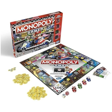 Monopoly Gamer Mario Kart galda spēle pieaugušajie