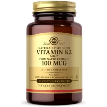 Solgar SOLGAR dabiskas izcelsmes K2 vitamīns MK-7